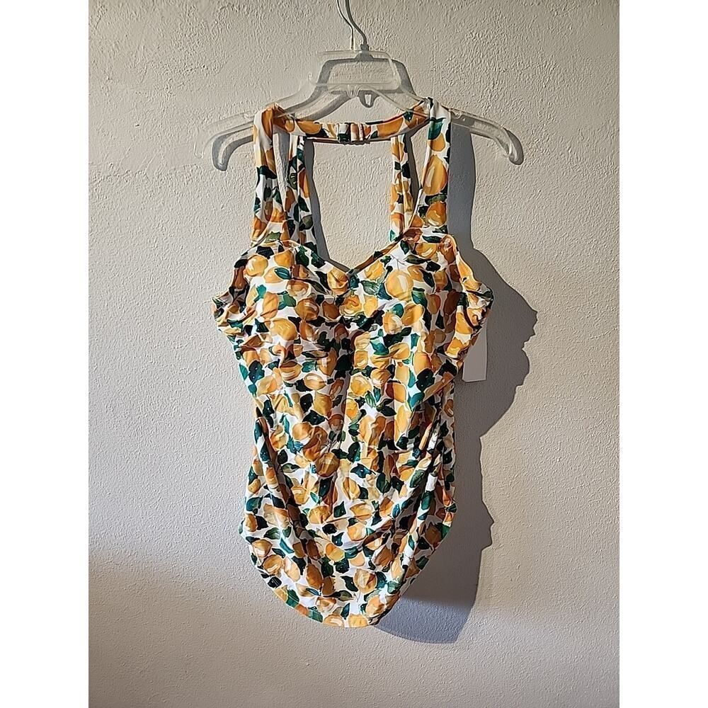 Meet Curve Swimsuit Fruit Orange XXL One Piece 2xl Summer